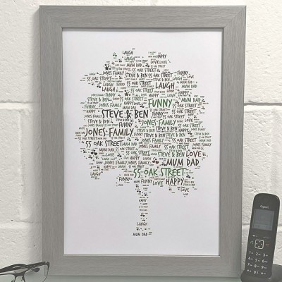 Word Art Tree