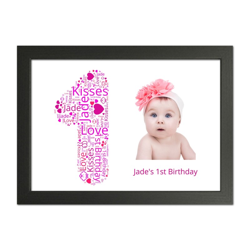 Personalised 1st Birthday Gift, Birthday Keepsake Gift, Gift for New Baby,  Baby Birthday Gift, Baby Nursery Bedroom Gifts - Etsy